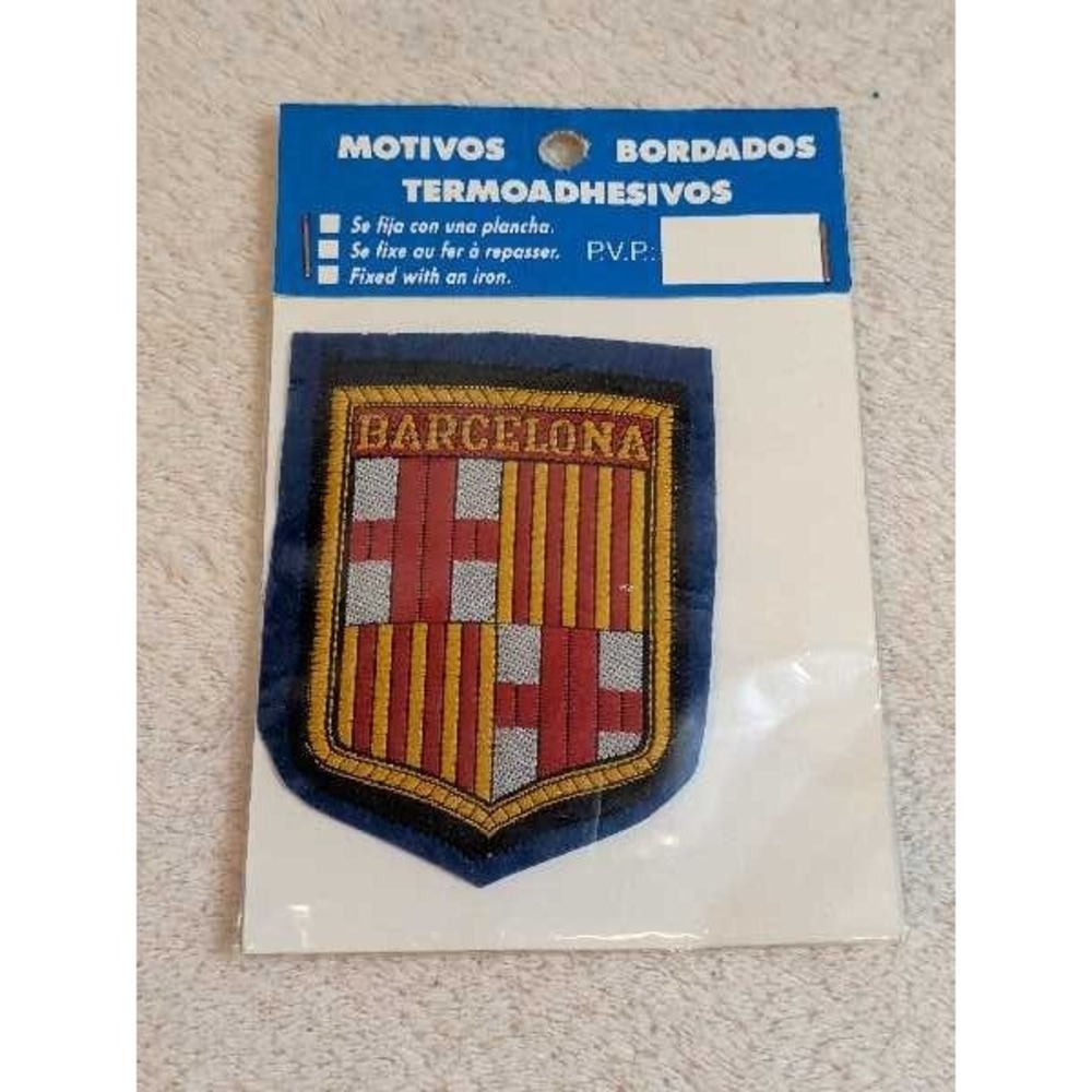 Barcelona Football Crest Patch Embroidered Iron-On Thermoadhesive Club